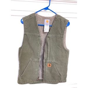 Women Carhartt Green Vest Small